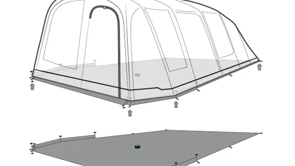 Outwell Underlag Lux Tennessee 6+2 Air