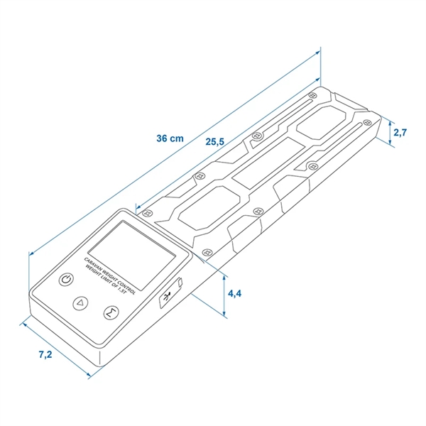 ProPlus Digital Caravanvægt max 1500 kg